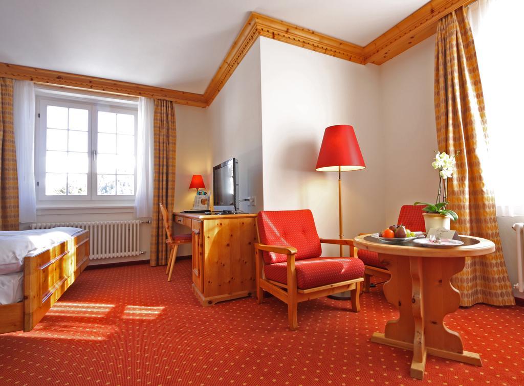 Hotel Grace La Margna St Moritz Oda fotoğraf